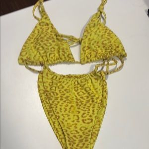 Skatie Yellow Bikini Swimwear